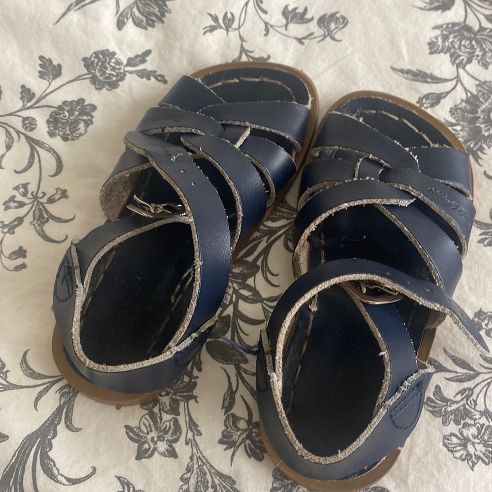 Shoes, salt water original, toddler 7, navy